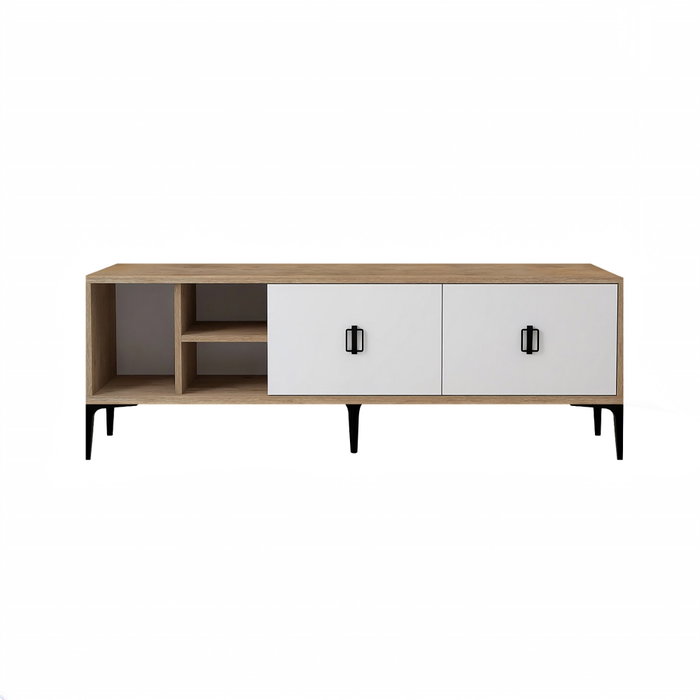 Hanah Home Era 3504 Soporte para TV Roble Zafiro y Blanco Hanah Home Era 3504 Soporte para TV Roble Zafiro y Blanco